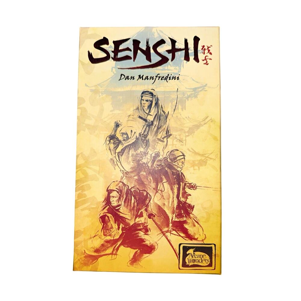 Arcane Wonders Senshi Strategy Board Game 2-4 Players ALL PIECES INCLUDED